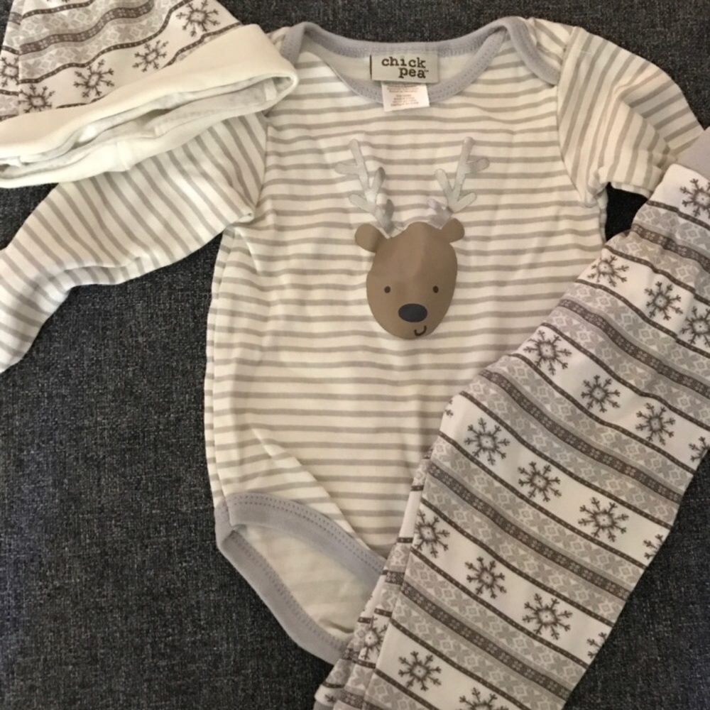 Christmas Reindeer outfit 6-9 months